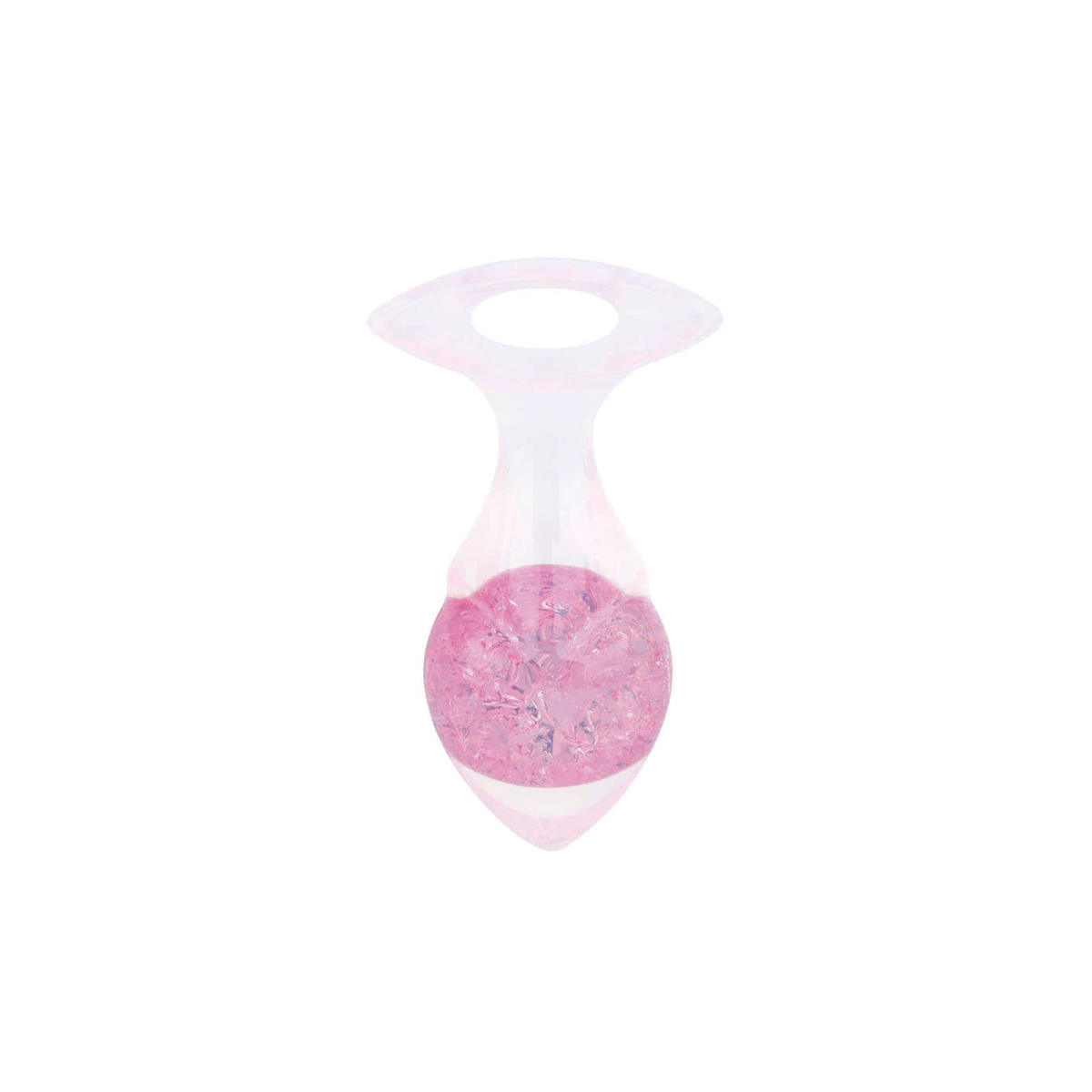 Plug Anal "M" em Silicone Platina, Formato Cônico com Esfera Interna e Alça de Segurança - YouVibe | 7,2 x 4 cm | Disponível em 6 Cores - 15