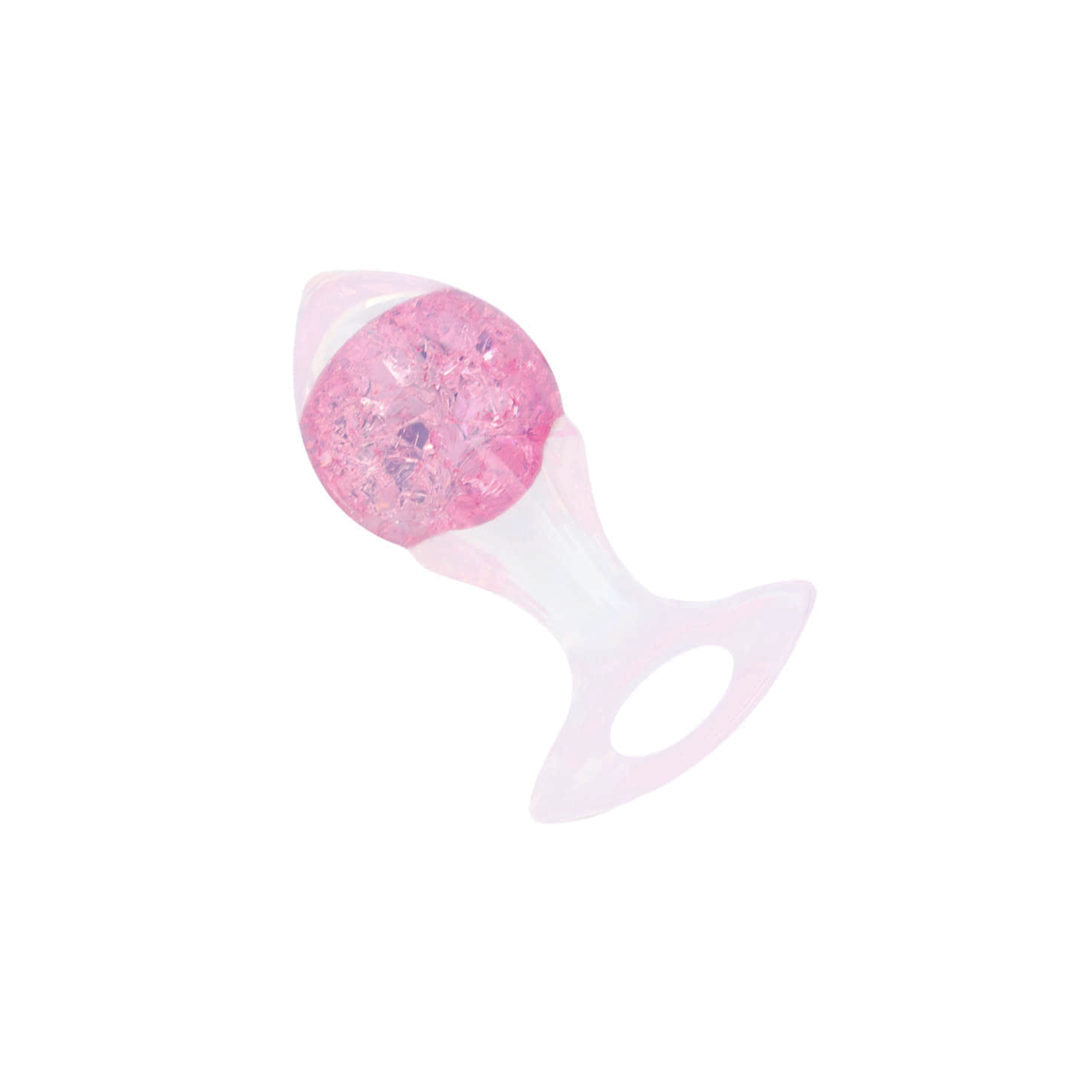Plug Anal "M" em Silicone Platina, Formato Cônico com Esfera Interna e Alça de Segurança - YouVibe | 7,2 x 4 cm | Disponível em 6 Cores - 16