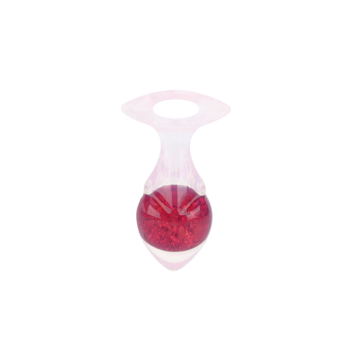 Plug Anal "M" em Silicone Platina, Formato Cônico com Esfera Interna e Alça de Segurança - YouVibe | 7,2 x 4 cm | Disponível em 6 Cores - 23