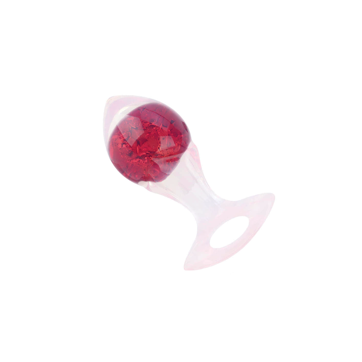Plug Anal "M" em Silicone Platina, Formato Cônico com Esfera Interna e Alça de Segurança - YouVibe | 7,2 x 4 cm | Disponível em 6 Cores - 24