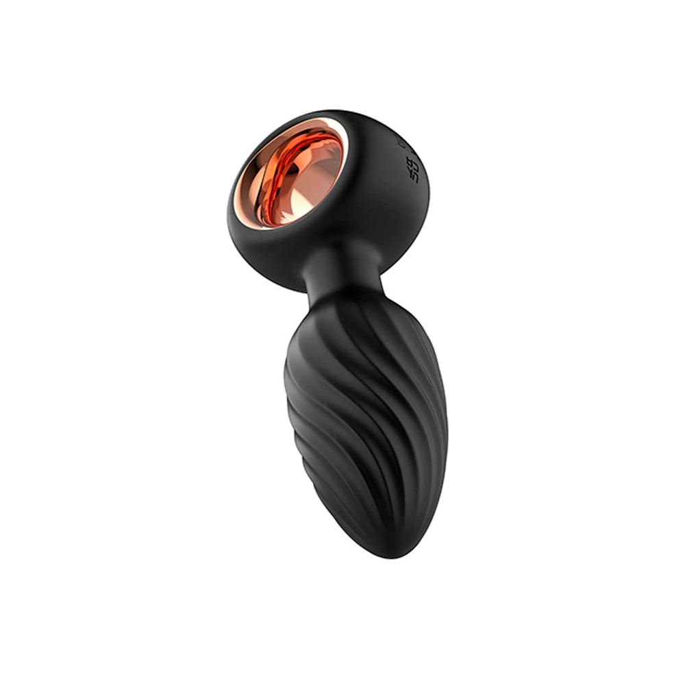 Plug Anal ''M'' em Silicone Sedoso com 9 Modos de Vibrações, Rotações Poderosas e Carregamento vai Cabo USB - AISI Bump Orgasm | 7,5 x 3,4 cm - 4