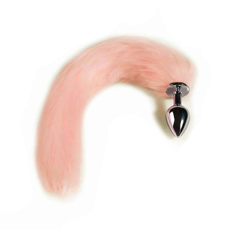 Plug Anal de Metal em Formato Cônico e Realístico Rabo de Raposa - Sexy Import | Disponível em 2 Cores - 1