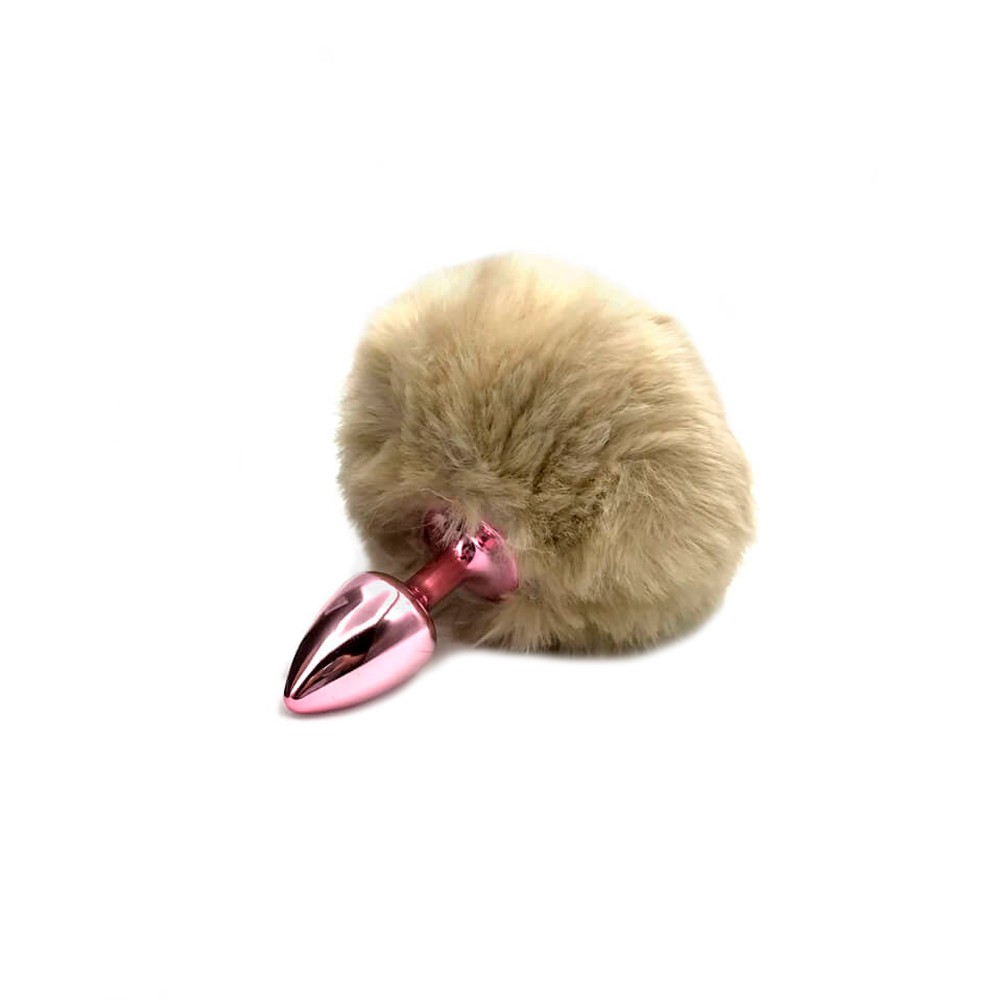 Plug Anal Tamanho ''P'' em Metal com Pompom - 5,4 x 2,6 cm | Hard | Disponível em 10 Cores - 18