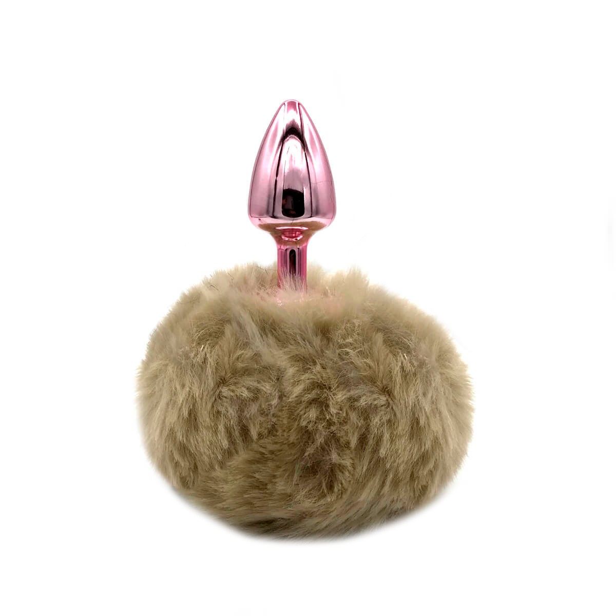 Plug Anal Tamanho ''P'' em Metal com Pompom - 5,4 x 2,6 cm | Hard | Disponível em 10 Cores - 17