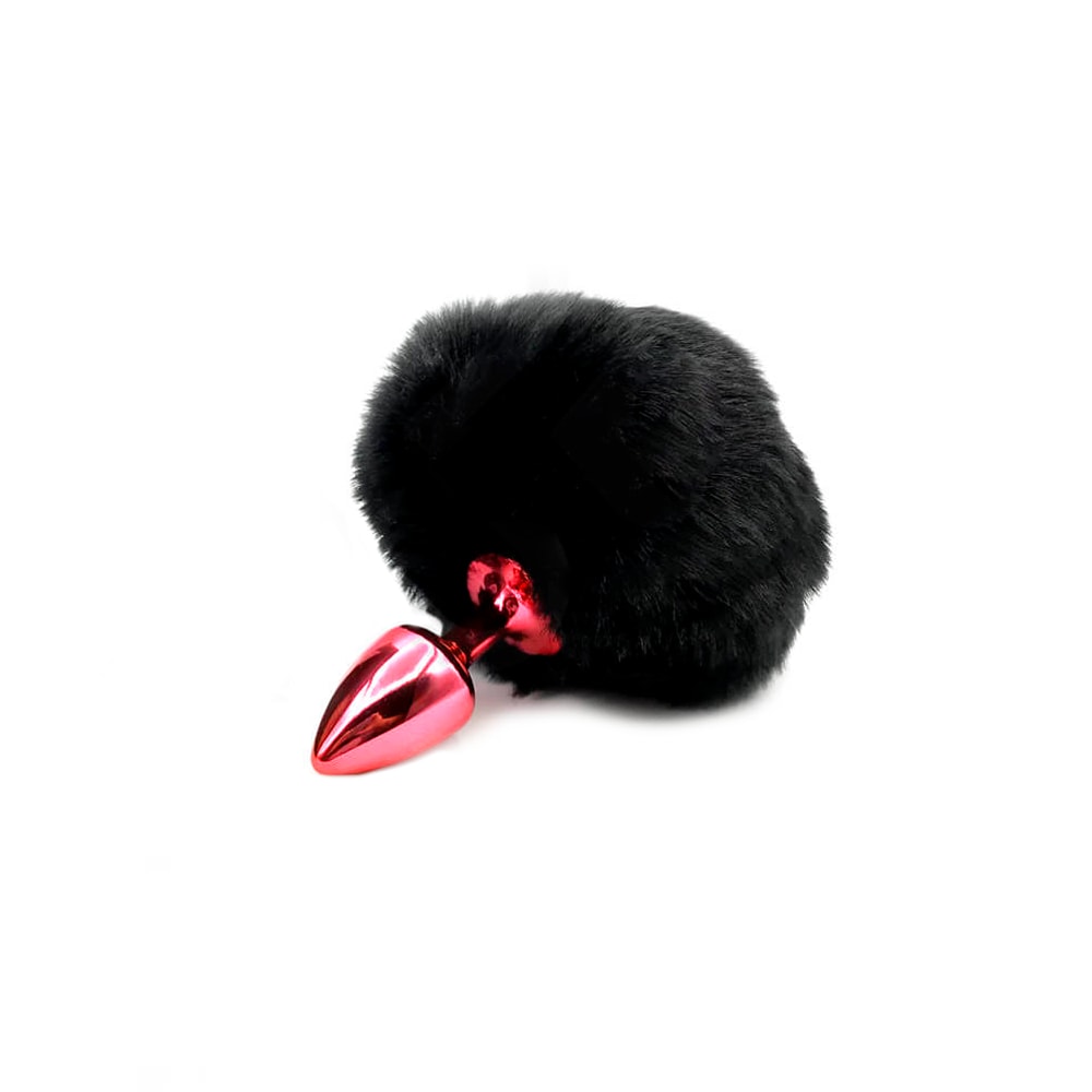 Plug Anal Tamanho ''P'' em Metal com Pompom - 5,4 x 2,6 cm | Hard | Disponível em 10 Cores - 4