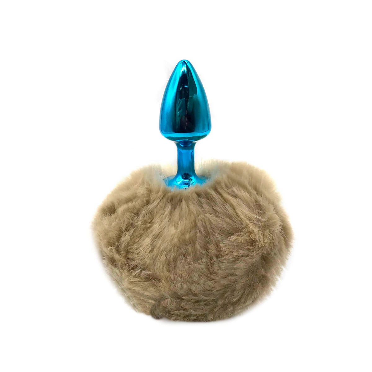Plug Anal Tamanho ''P'' em Metal com Pompom - 5,4 x 2,6 cm | Hard | Disponível em 10 Cores - 7