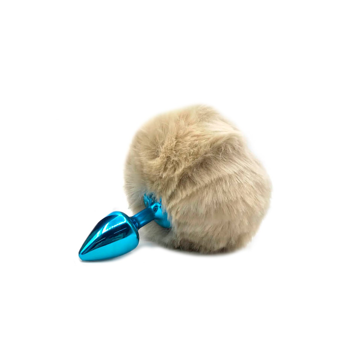 Plug Anal Tamanho ''P'' em Metal com Pompom - 5,4 x 2,6 cm | Hard | Disponível em 10 Cores - 8
