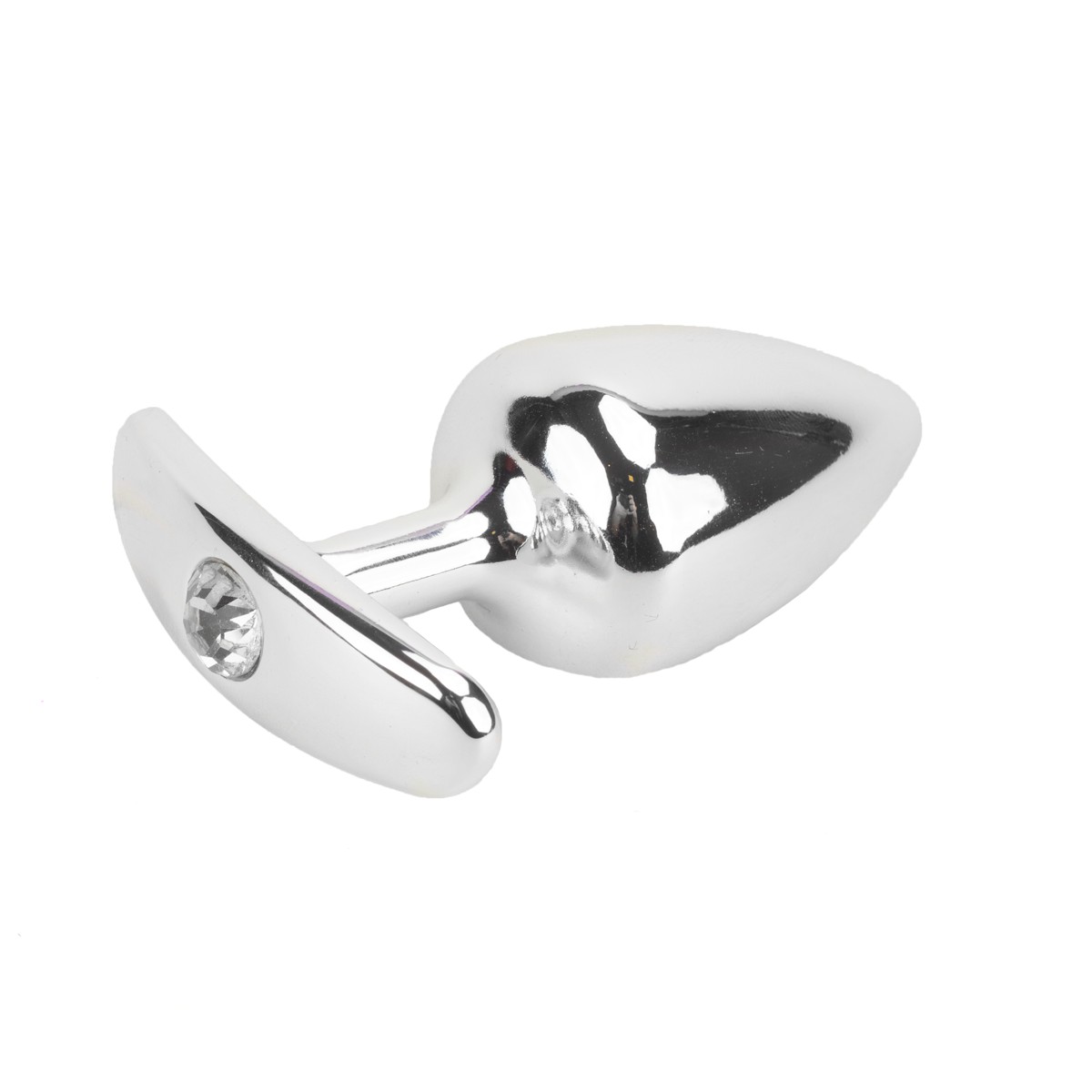 Plug Anal "P" Cônico em Metal com Strass e Base Removível - Hard | 5,8 x 2,6 cm | Disponível em 7 Cores - 24