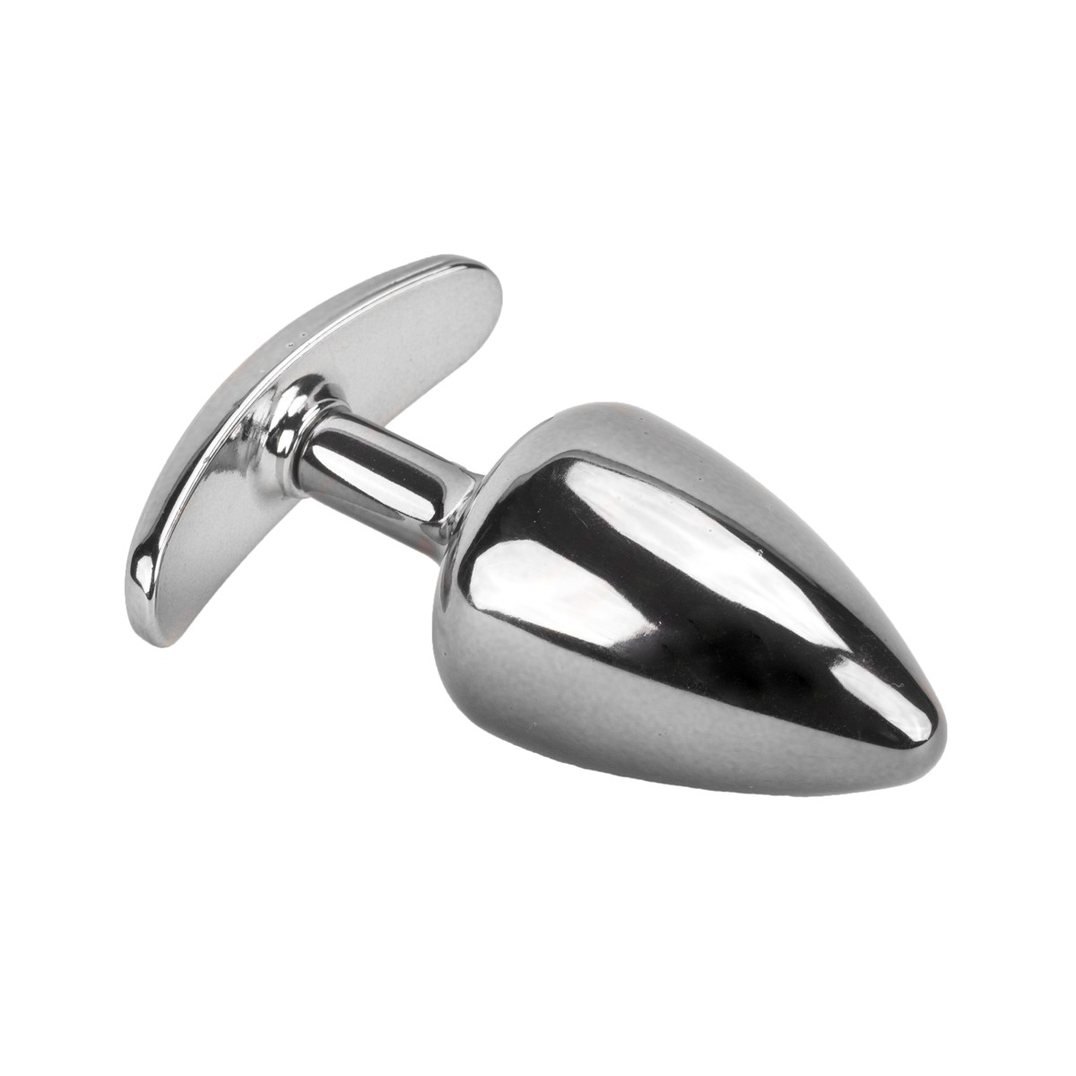 Plug Anal "P" Cônico em Metal com Strass e Base Removível - Hard | 5,8 x 2,6 cm | Disponível em 7 Cores - 14