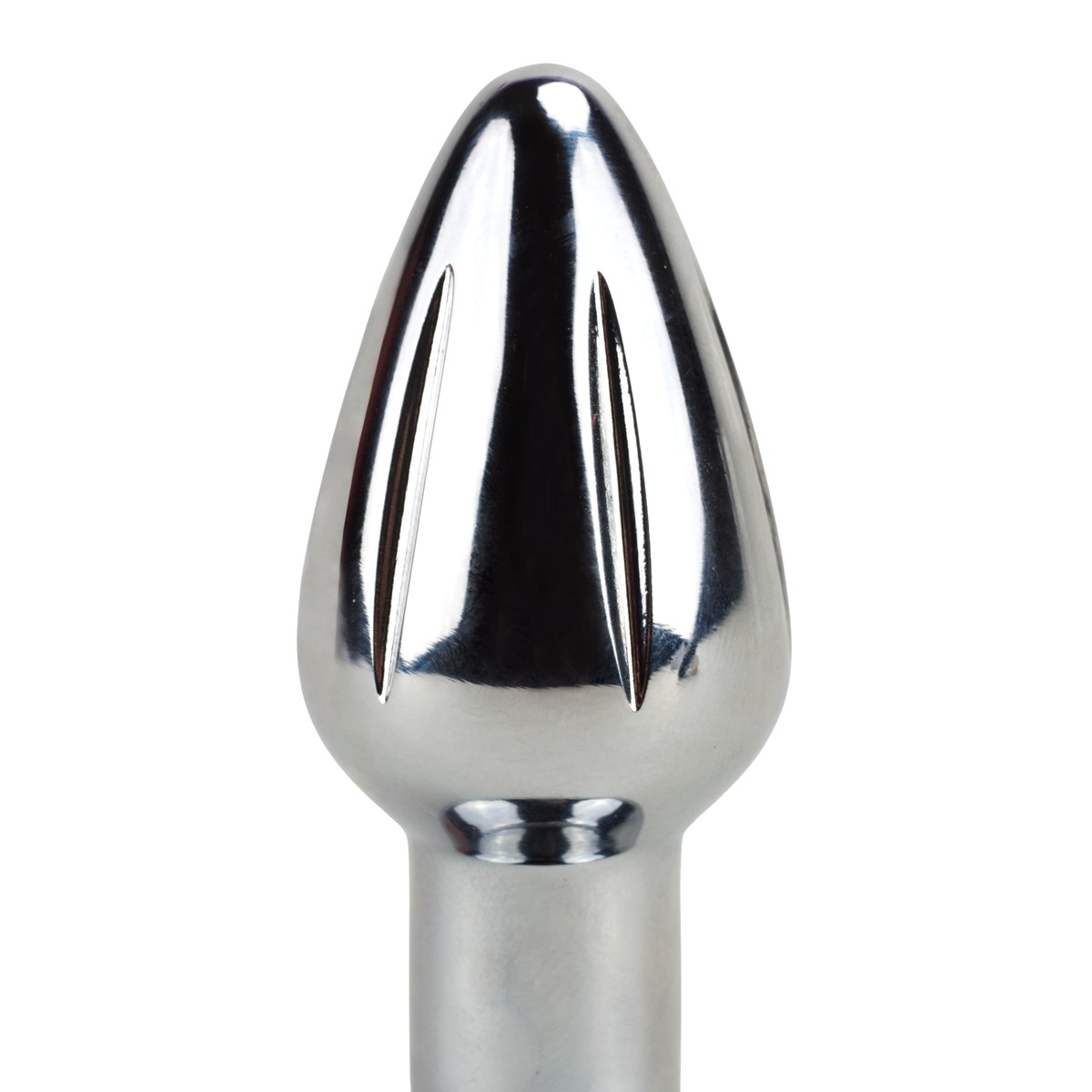 Plug Anal "P" Formato Cônico em Aço com 10 Modos de Vibração, LED Colorido e Controle Remoto Sem Fio - SI | 6 x 2,6 cm - 4
