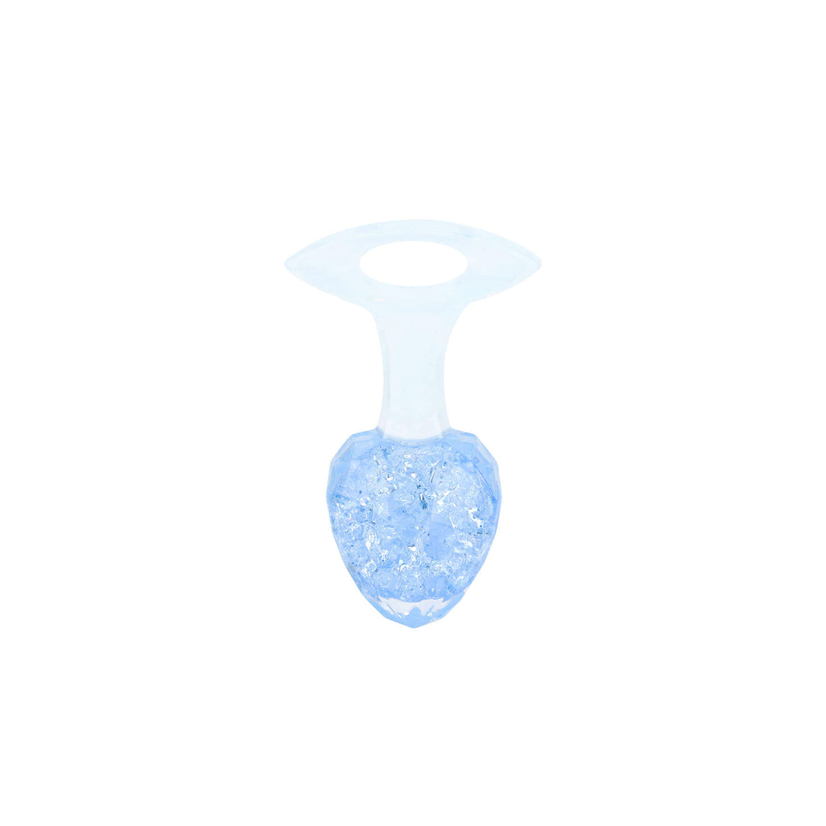 Plug Anal "P" em Formato Cônico de Diamante com Esfera Interna e Alça de Segurança - YouVibe | 6,4 x 3,2 cm | Disponível em 6 Cores - 15