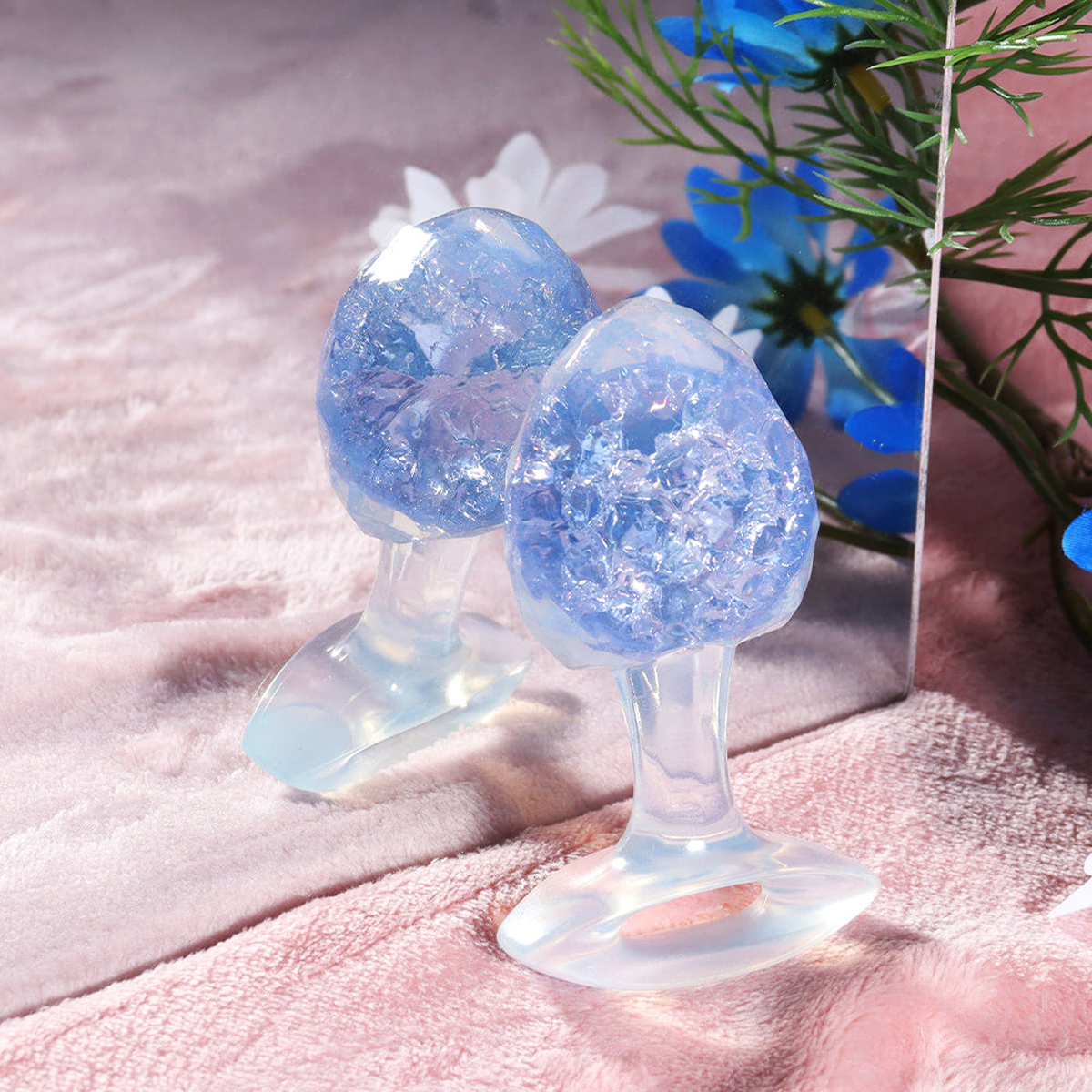 Plug Anal "P" em Formato Cônico de Diamante com Esfera Interna e Alça de Segurança - YouVibe | 6,4 x 3,2 cm | Disponível em 6 Cores - 17