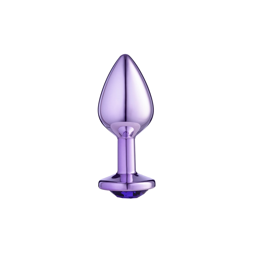Plug Anal "P" no Formato Cônico Metalizado com Detalhe de Pedra na Base - Sexy Fantasy Lite | 6 x 2,6 cm | Disponível em 5 Cores - 5