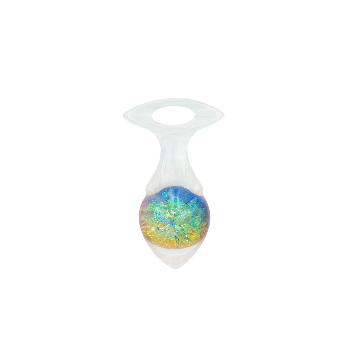 Plug Anal "P" em Formato Cônico, Silicone Platina com Esfera interna e Alça de Segurança - YouVibe | 6,5 x 3,3 cm | Disponível em 6 Cores - 8