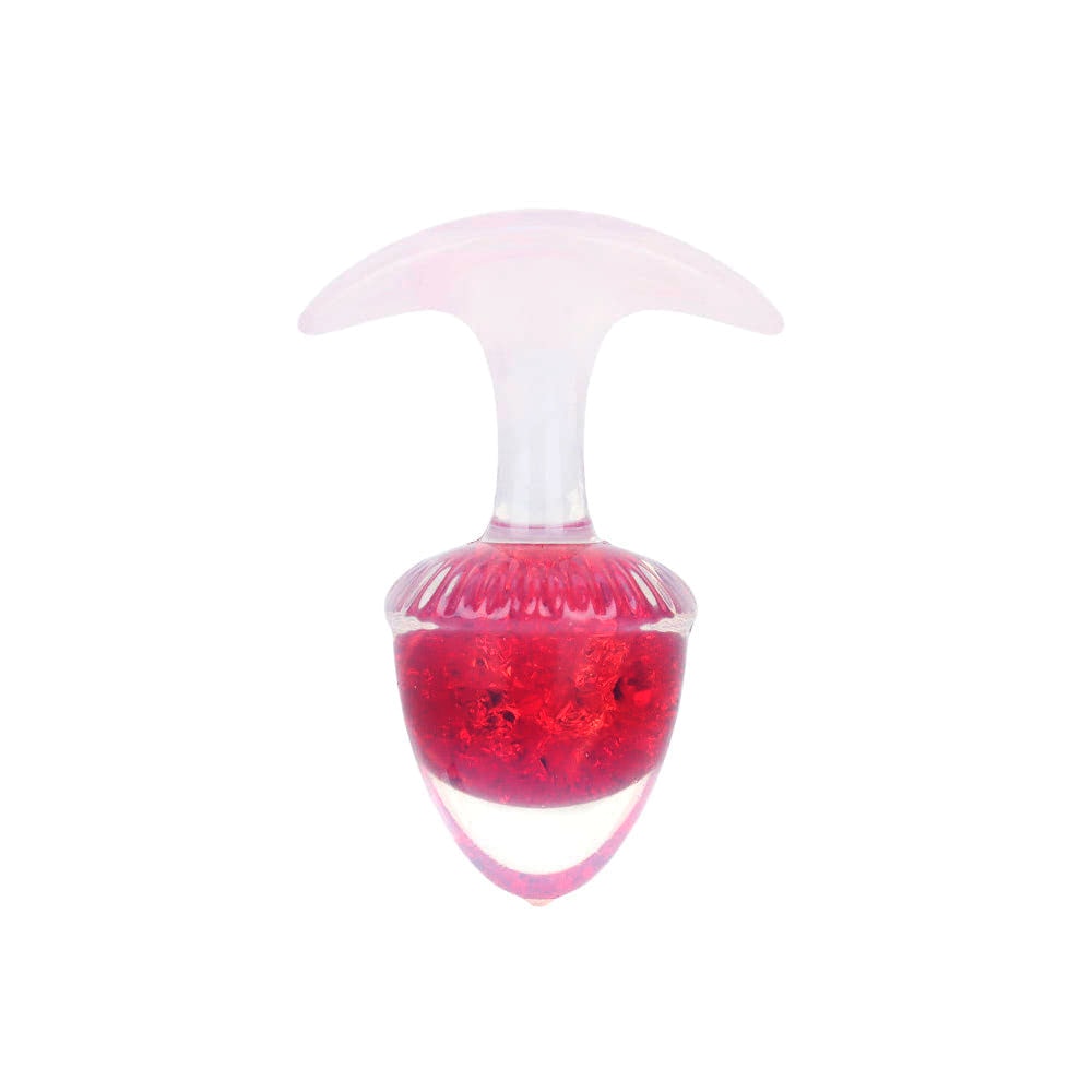 Plug Anal ''P'' de Silicone Platina Com Esfera de Vidro Interna - YouVibe | 6,9 x 3,3 cm | Disponível em 6 Cores - 22