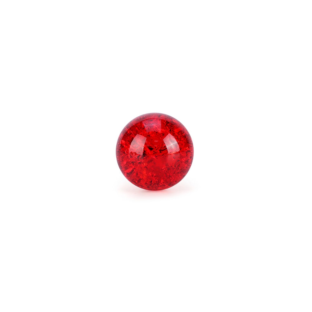 Plug Anal ''P'' de Silicone Platina Com Esfera de Vidro Interna - YouVibe | 6,9 x 3,3 cm | Disponível em 6 Cores - 23