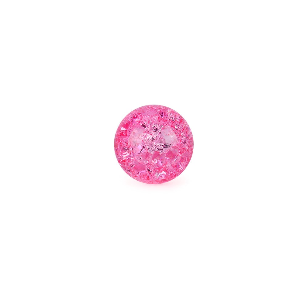 Plug Anal ''P'' de Silicone Platina Com Esfera de Vidro Interna - YouVibe | 6,9 x 3,3 cm | Disponível em 6 Cores - 16