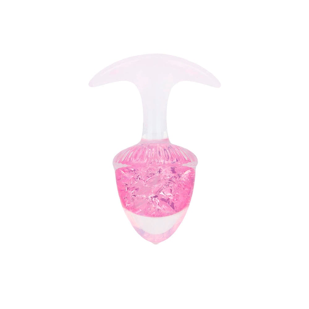 Plug Anal ''P'' de Silicone Platina Com Esfera de Vidro Interna - YouVibe | 6,9 x 3,3 cm | Disponível em 6 Cores - 14