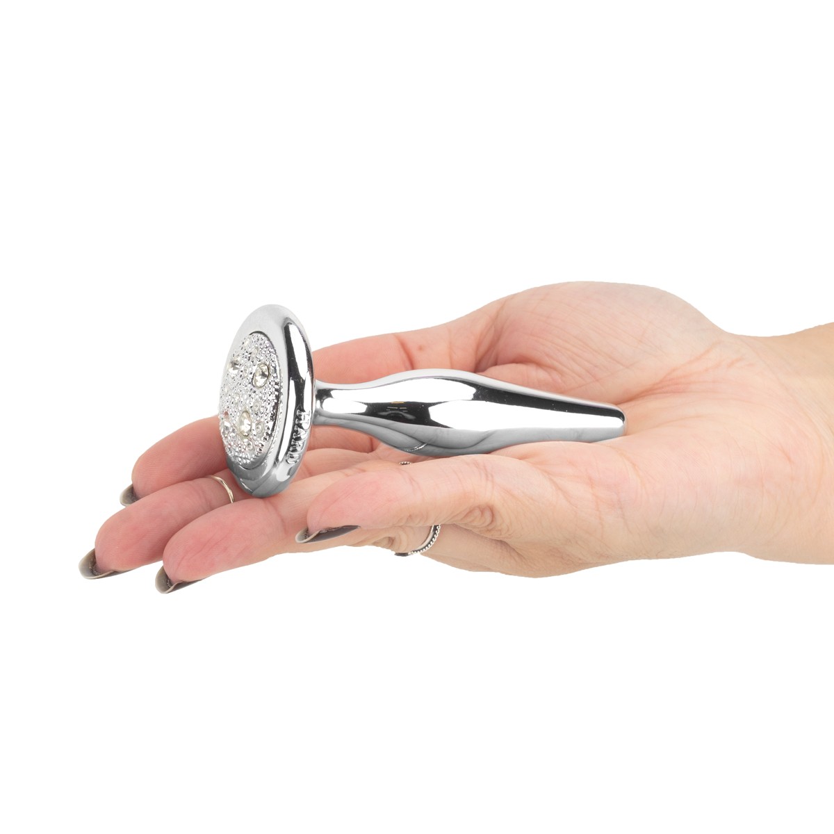 Plug Anal Slim com Pedras Cravejadas na Base by Ana Canziani - Hard | 7,7 x 2 cm | Disponível em 5 Cores - 10