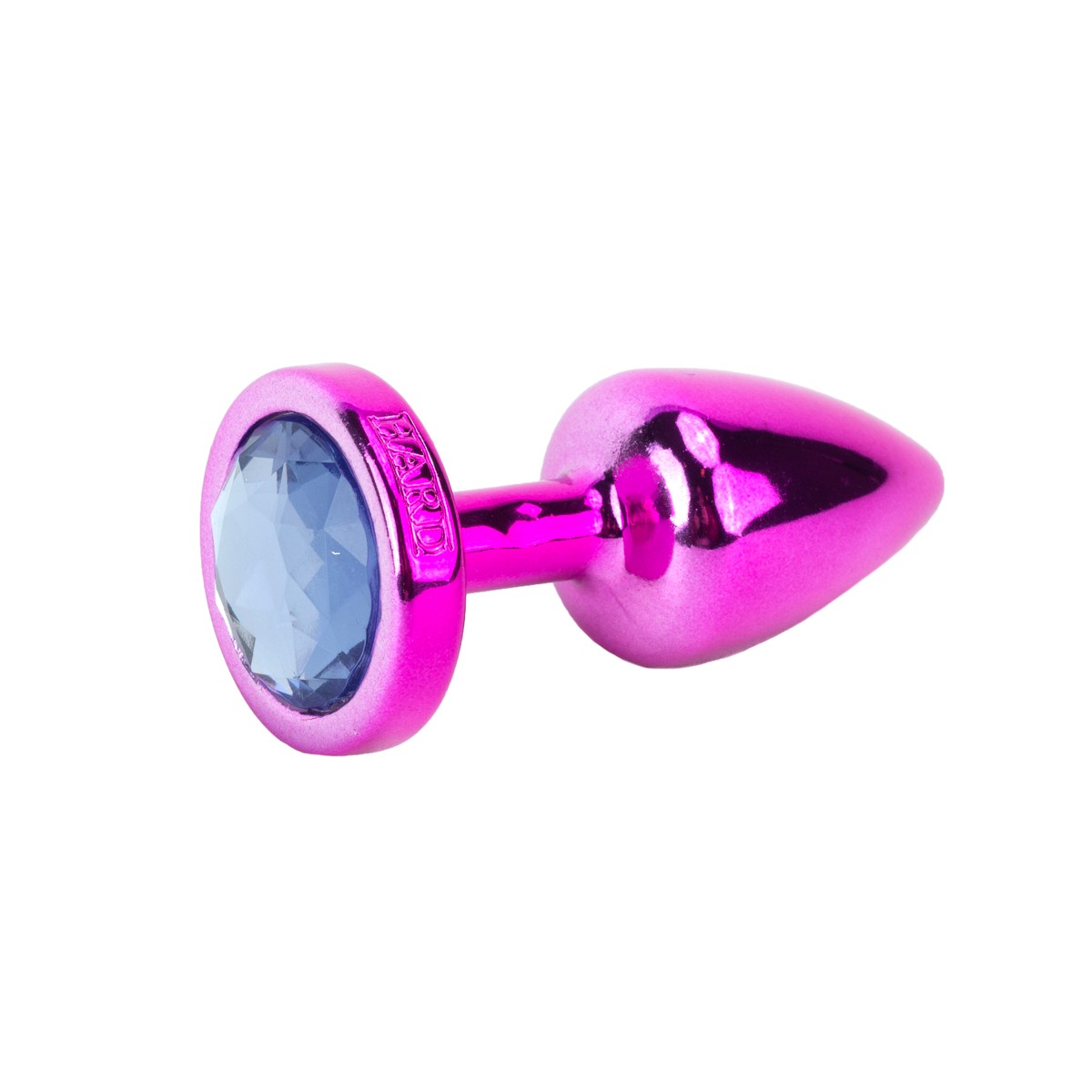 Plug Anal Pink no tamanho "P" em ABS Atóxico com Formato Cônico e Detalhe de Joia - Hard Less | 6 x 2,6 cm | Disponivel em 5 Cores - 4