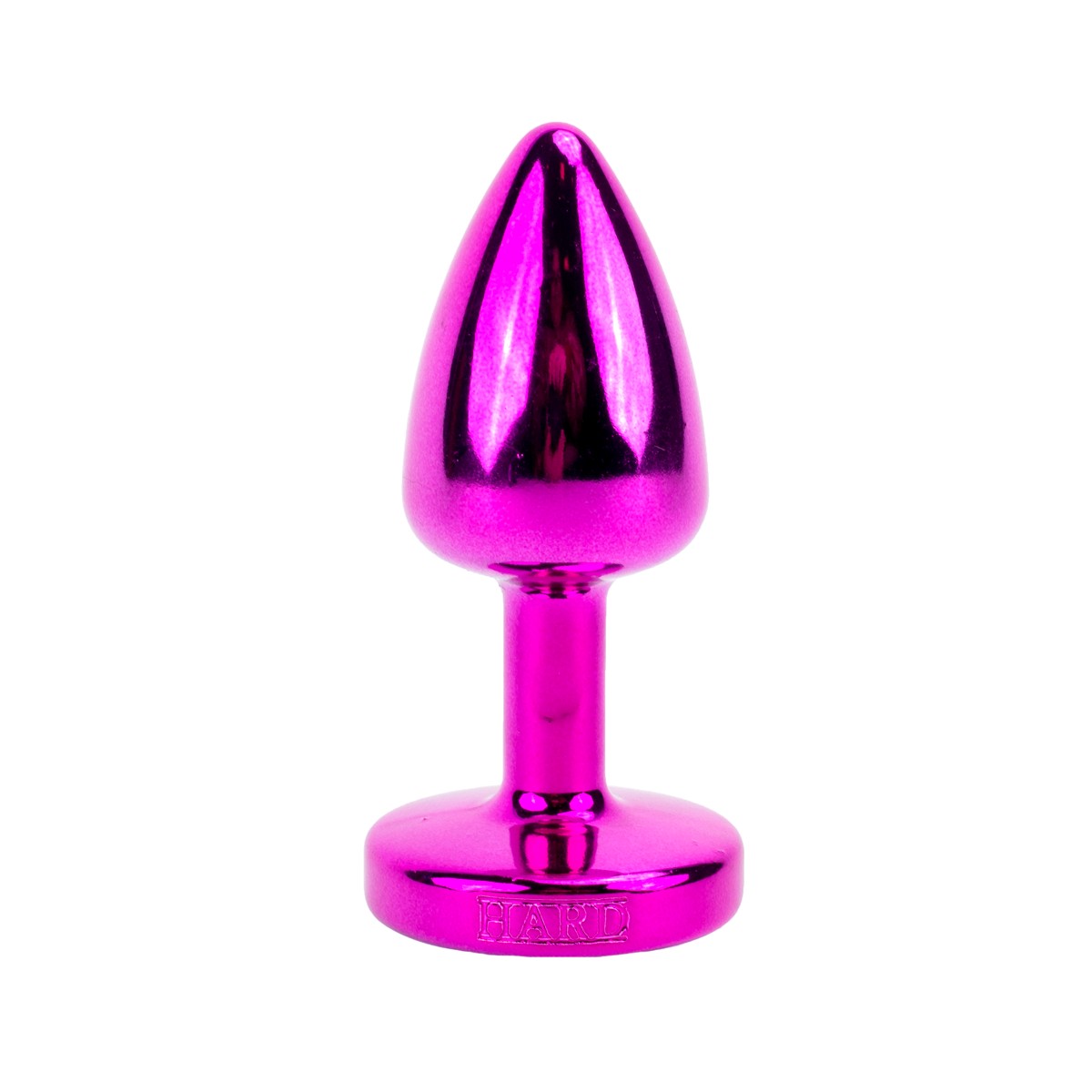 Plug Anal Pink no tamanho "P" em ABS Atóxico com Formato Cônico e Detalhe de Joia - Hard Less | 6 x 2,6 cm | Disponivel em 5 Cores - 6