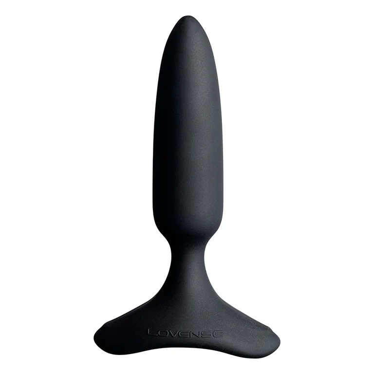 Plug Anal ''PP'' no Formato Cônico em Silicone com Base de Segurança, 7 Modos de Vibração e Controle Via Aplicativo - Lovense Hush 2 XS | 9,5 x 2,5 cm - 2