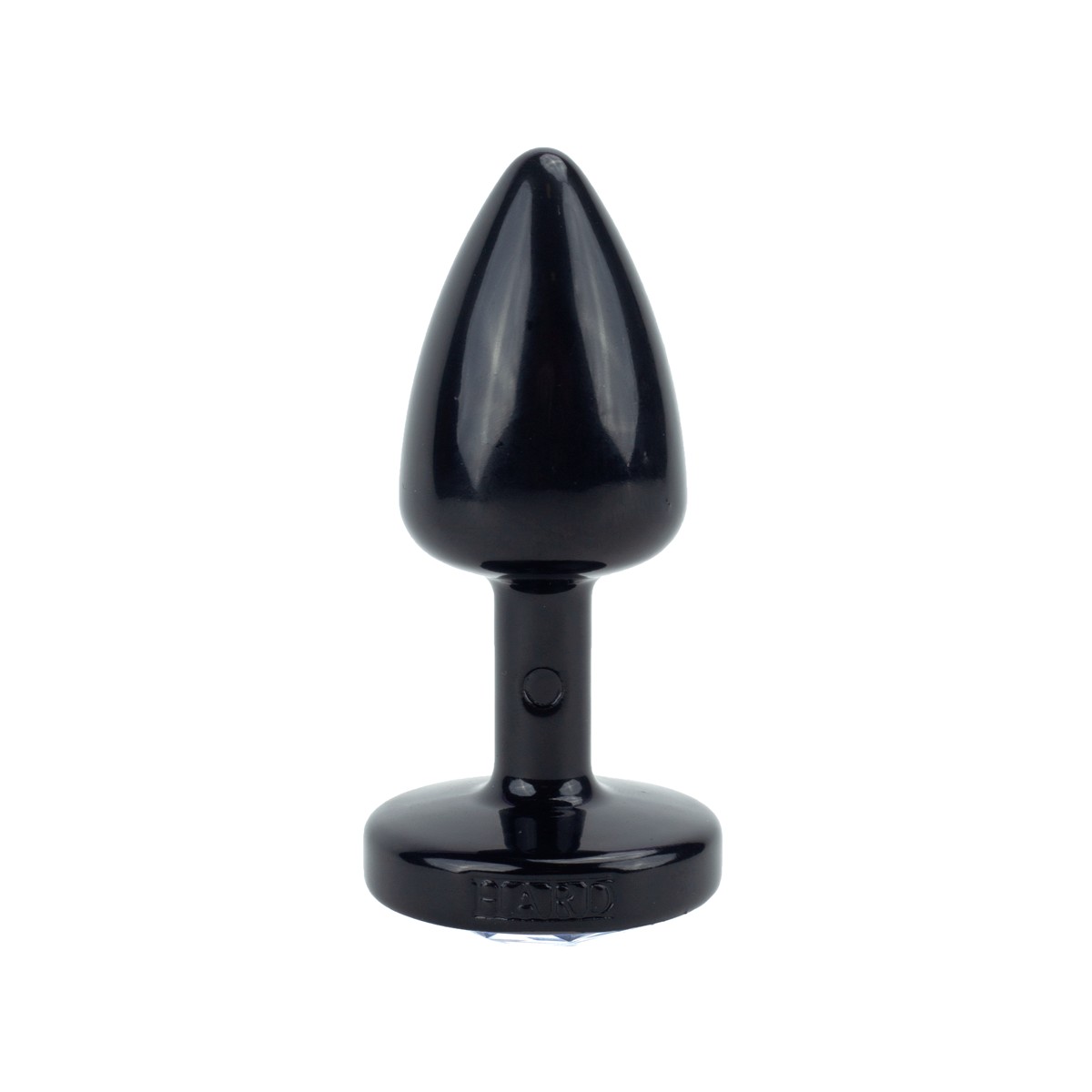 Plug Anal Preto no tamanho "P" em ABS Atóxico com Formato Cônico e Detalhe de Joia - Hard Less | 6 x 2,6 cm | Disponivel em 7 Cores - 8