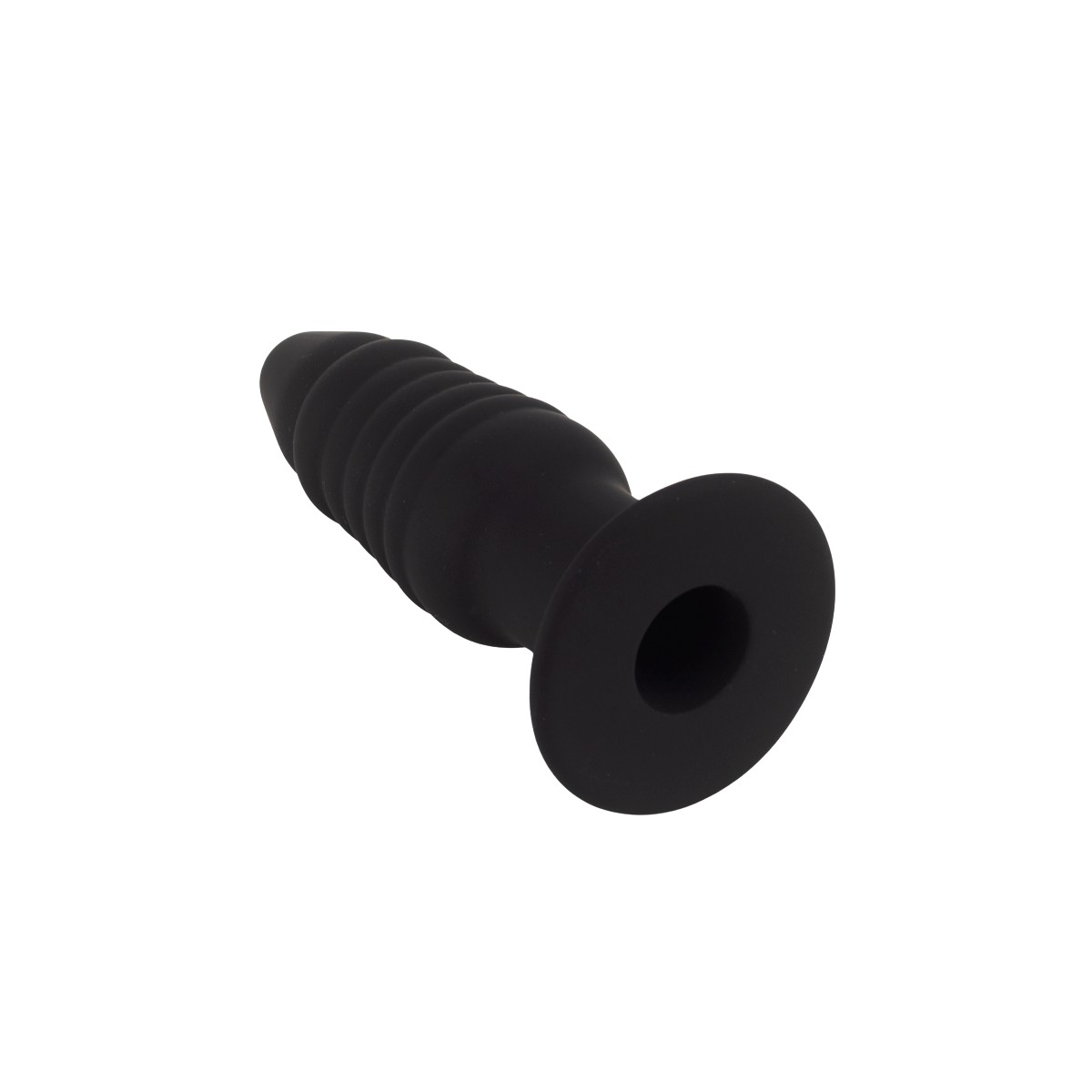 Plug Anal "M" em Silicone com Base de Segurança e Cápsula Vibratória com 10 Vibrações - SI | 8,8 x 3 cm - 4