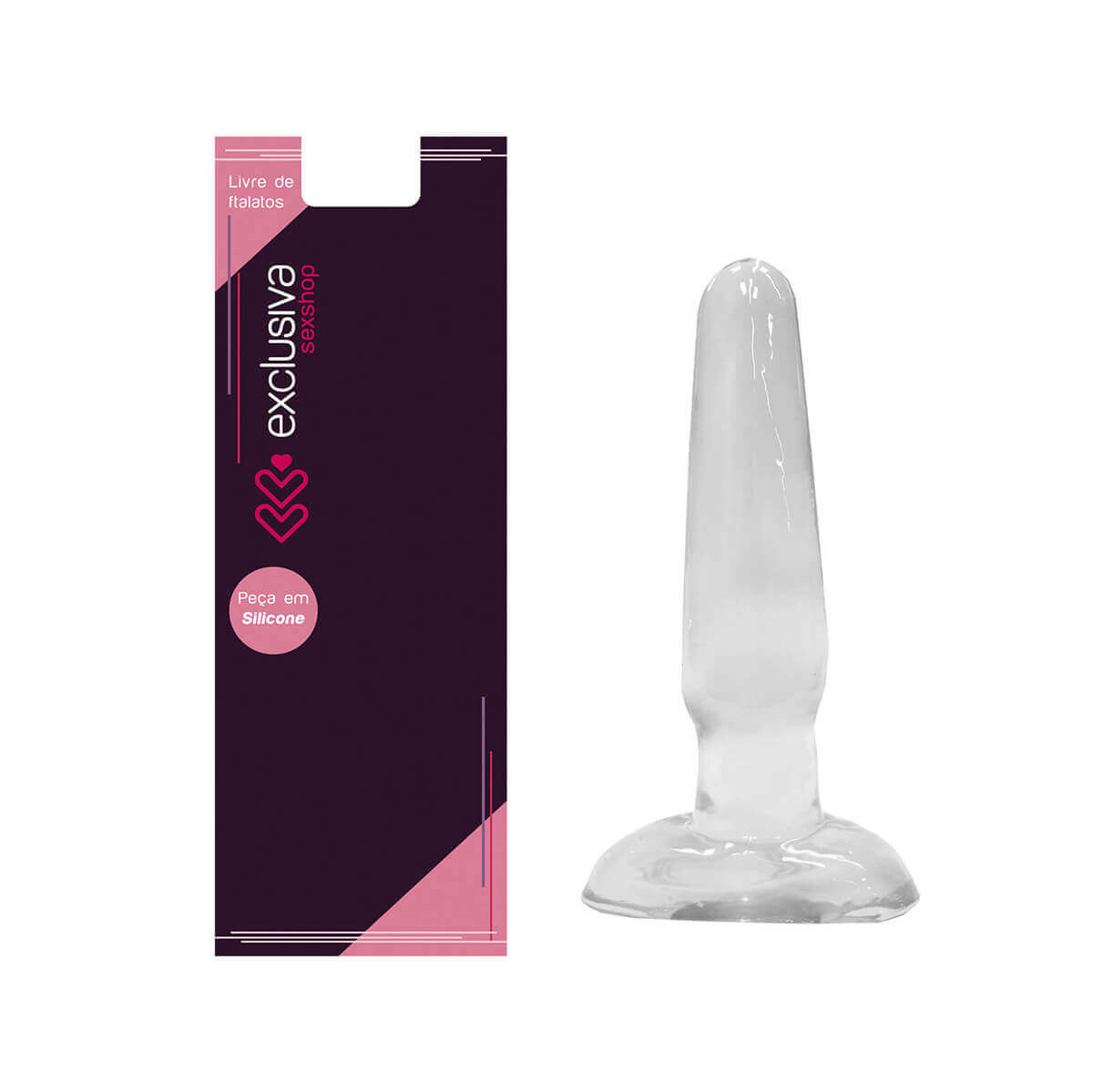 Plug Anal em Silicone e Formato Cônico com Base Achatada - Magic Sexy | 17 x 4,4 cm | Disponível em 6 Cores - 1