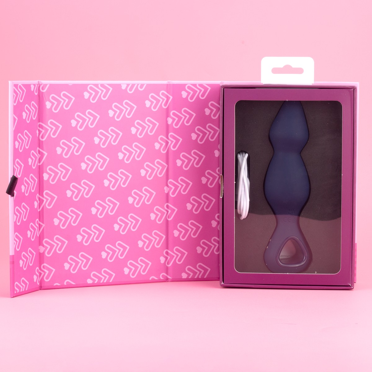 Plug Anal em Silicone Macio Com 10 Modos de Vibração e Rotação, App Interativo e Carregamento USB Magnético - Exclusiva Dizzy - 2