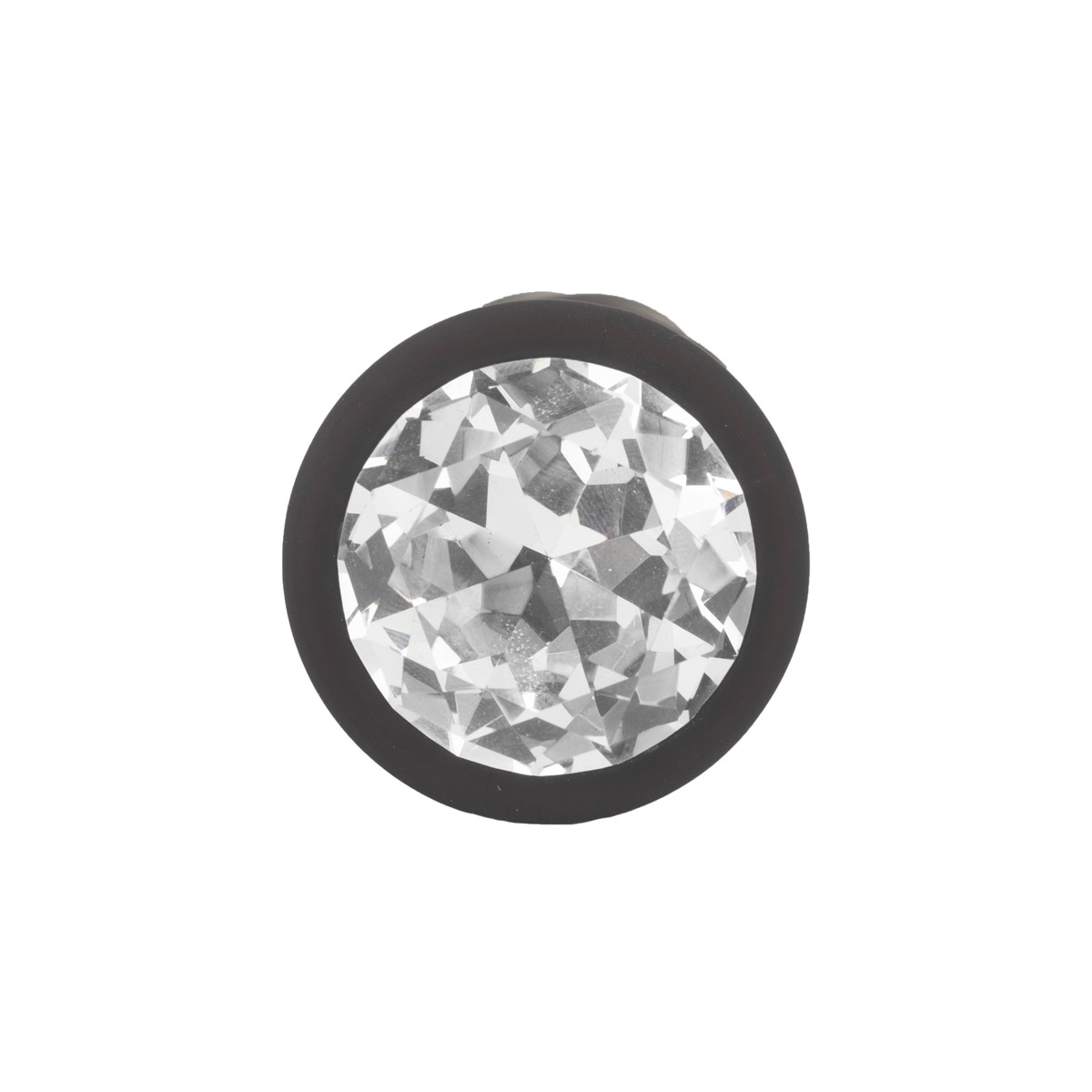 Plug Anal em Silicone com Pedra na Base, 10 Modos de Vibração, Controle Remoto Sem Fio e Recarregável - SI Diamond | 9,5 x 3,5 cm - 3