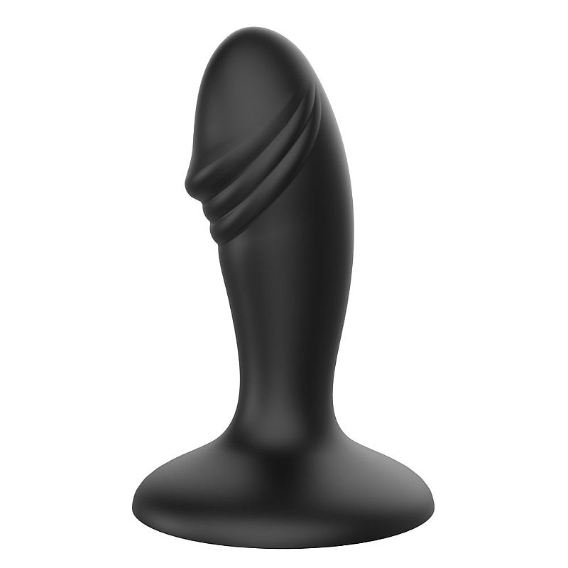 Plug Anal em Silicone com Ponta no Formato de Glande e Ventosa - S-Hande Arno | 8 x 3,1 cm - 4