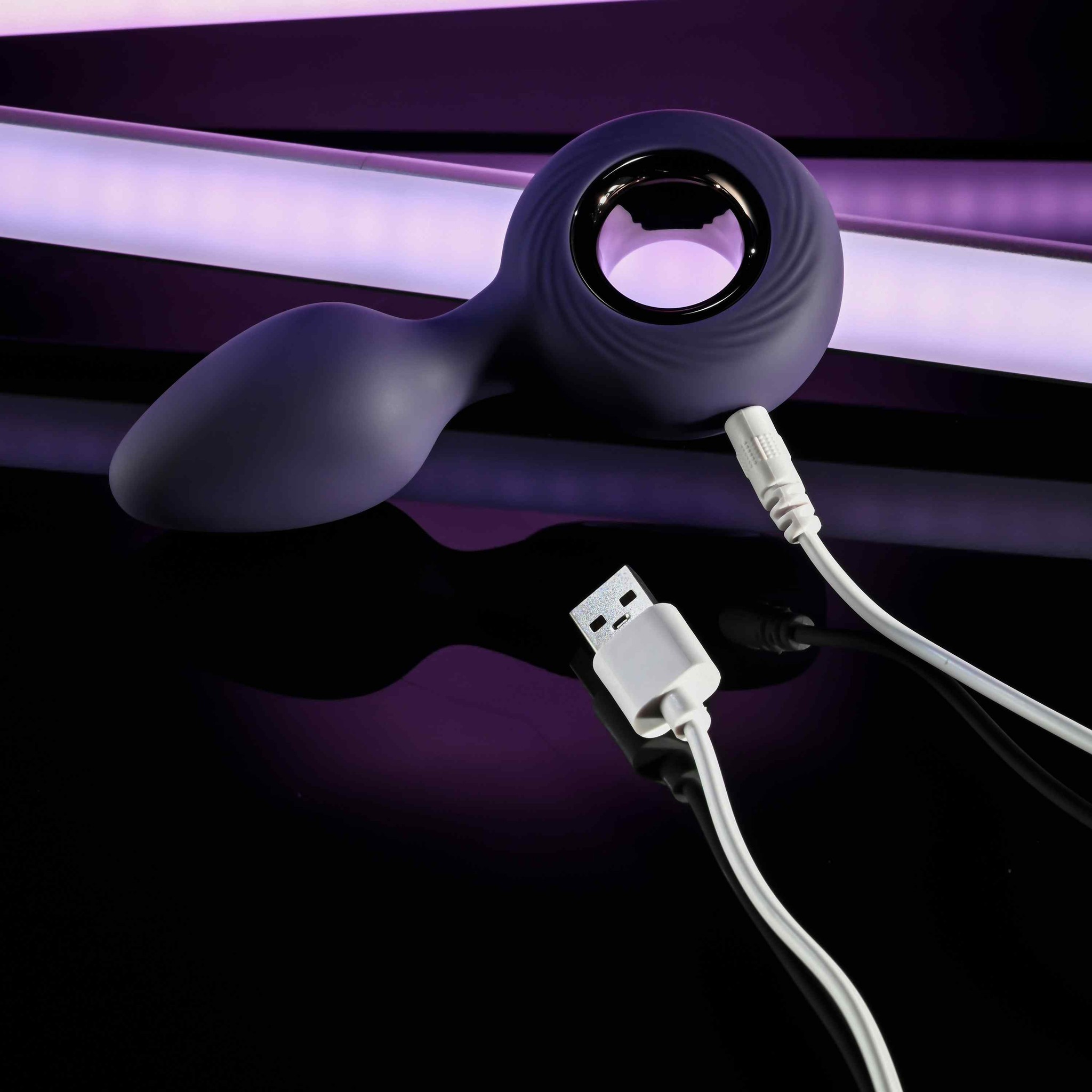 Plug Anal em Silicone Sedoso com 12 Modos de Vibrações Poderosos e Carregamento vai Cabo USB - Evolved My Precious | 6,5 x 3,4 cm - 5