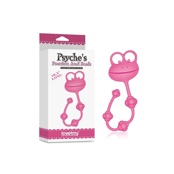 Plug Anal em Silicone em Tamanho Gradativo - Lovetoy Psyche's Premium Anal Beads | Disponível em 2 Cores - 5