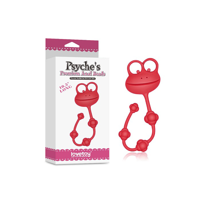 Plug Anal em Silicone em Tamanho Gradativo - Lovetoy Psyche's Premium Anal Beads | Disponível em 2 Cores - 1