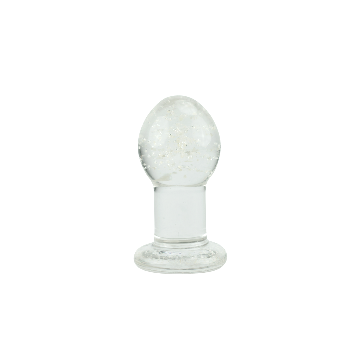 Plug Anal no Tamanho "M" em Vidro Resistente com Formato Cônico que Brilha no Escuro - 3R Import | 7 x 3,8 cm - 3