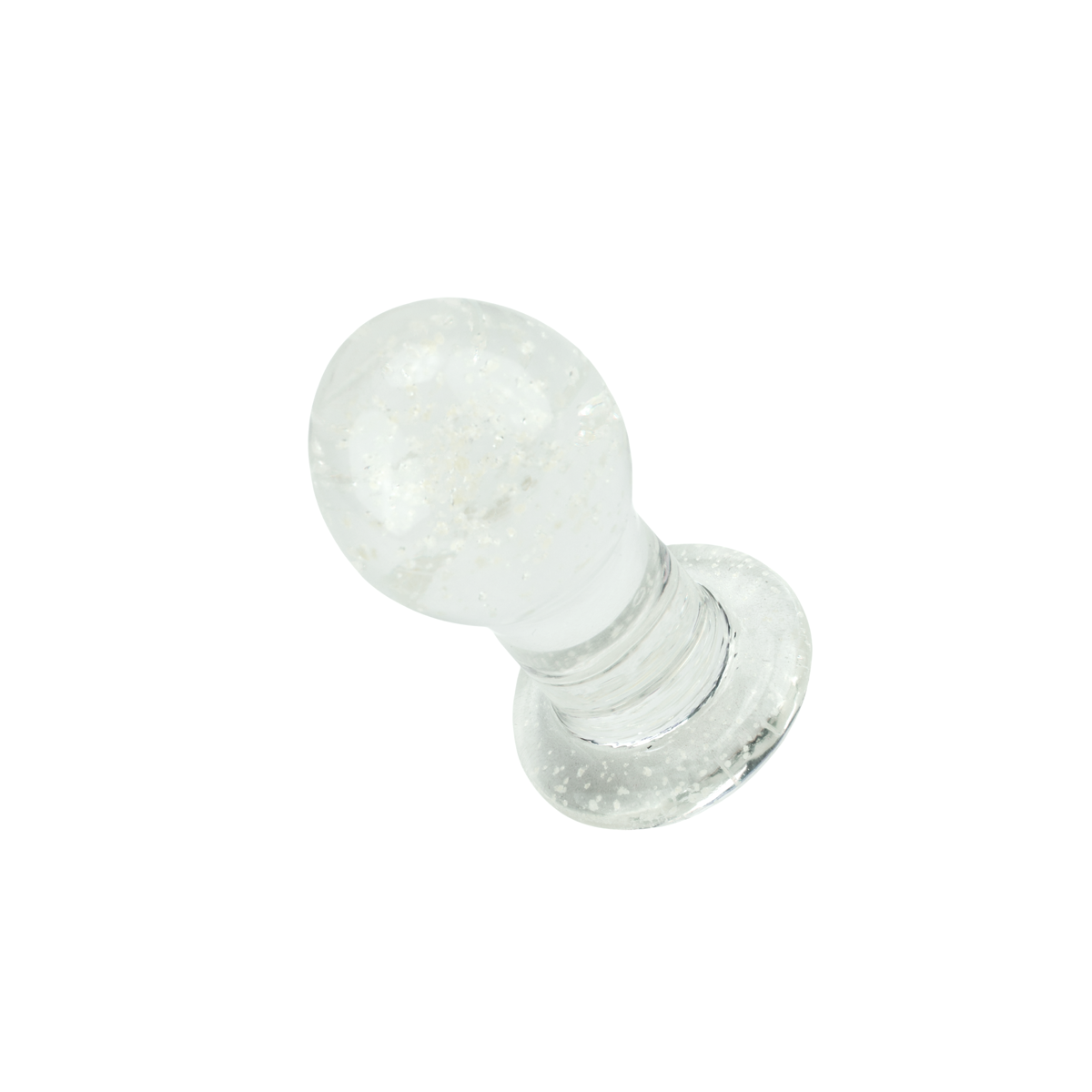 Plug Anal no Tamanho "P" em Vidro Resistente com Formato Cônico que Brilha no Escuro - 3R Import | 5,8 x 3,1 cm - 4