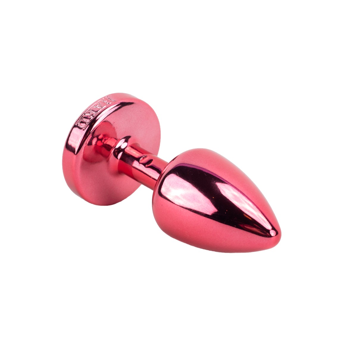Plug Anal Vermelho no Tamanho "P" em ABS Atóxico com Formato Cônico e Detalhe de Joia - Hard Less | 6 x 2,6 cm | Disponível em 5 Cores - 7