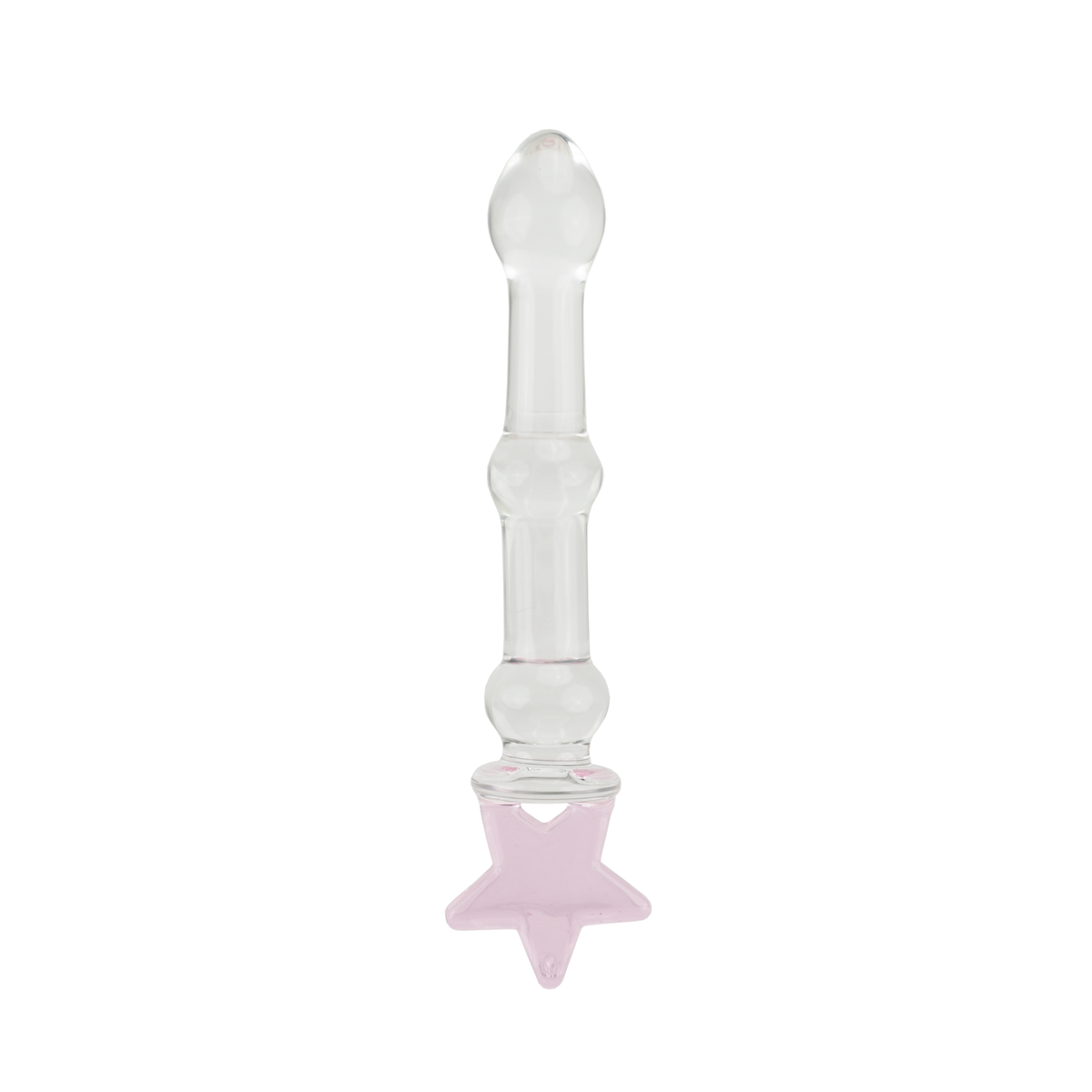 Plug Anal em Vidro com Design Escalonado e Base com Formato de Estrela - 3R | 15 x 2,8 cm - 3