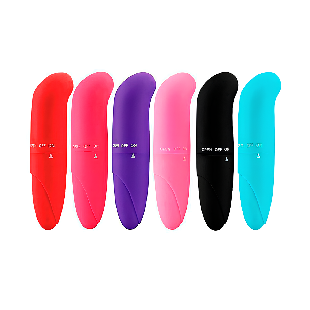 Vibrador Ponto G em ABS de Toque Aveludado e Resistência à Água - Pocket Mini | 5,6 x 2,5 cm | Disponível em 6 Cores - 1