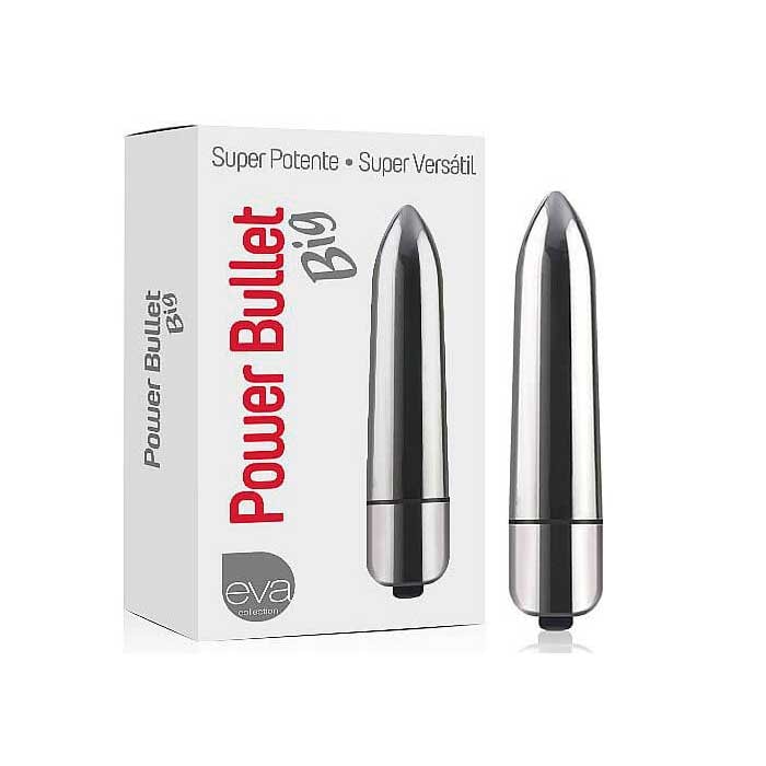 Cápsula Vibratória em Abs e Resistente à Água - Power Bullet Big | 8 x 1,5 cm - 1