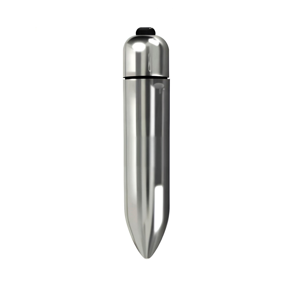 Cápsula Vibratória Metálica com 10 Velocidades de Vibração e Resistente à Água - Power Bullet Plus | 9,3 x 1,3 cm | Disponível em 4 Cores - 5