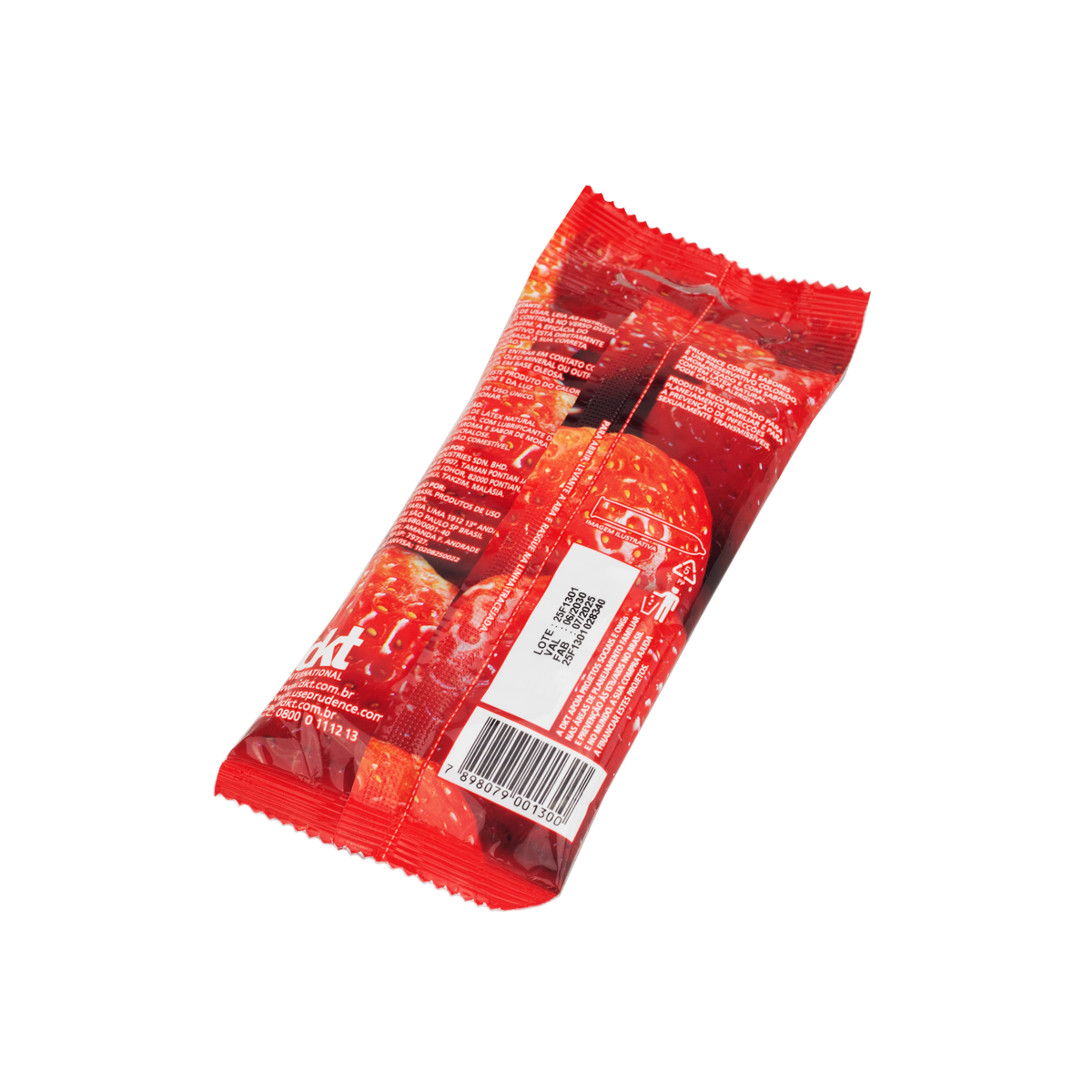 Preservativo com Aroma, Cor e Sabor de Morango - Prudence Cores e Sabores | Leve 6 e Pague 4 - 3