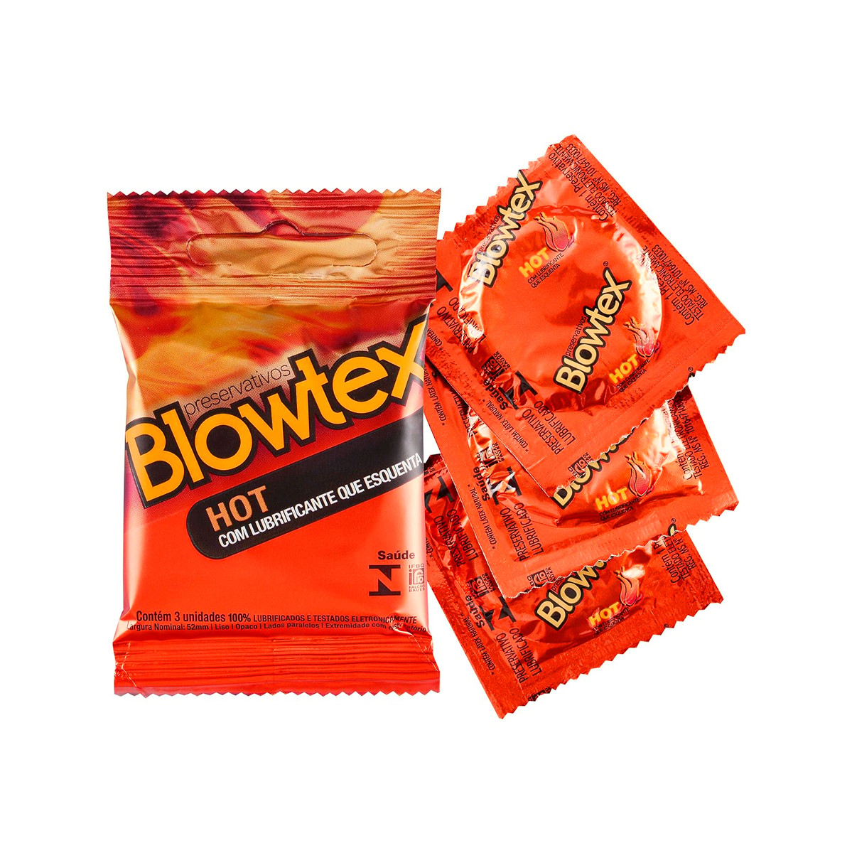 Preservativo com Efeito de Aquecimento - Blowtex Hot | 3 Unidades - 2