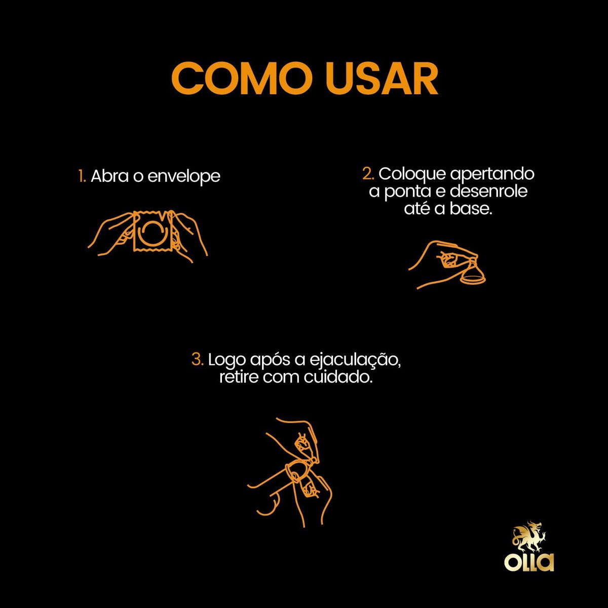 Preservativo Lubrificado Ainda + Fácil de Colocar - Olla Play | 6 Unidades - 2