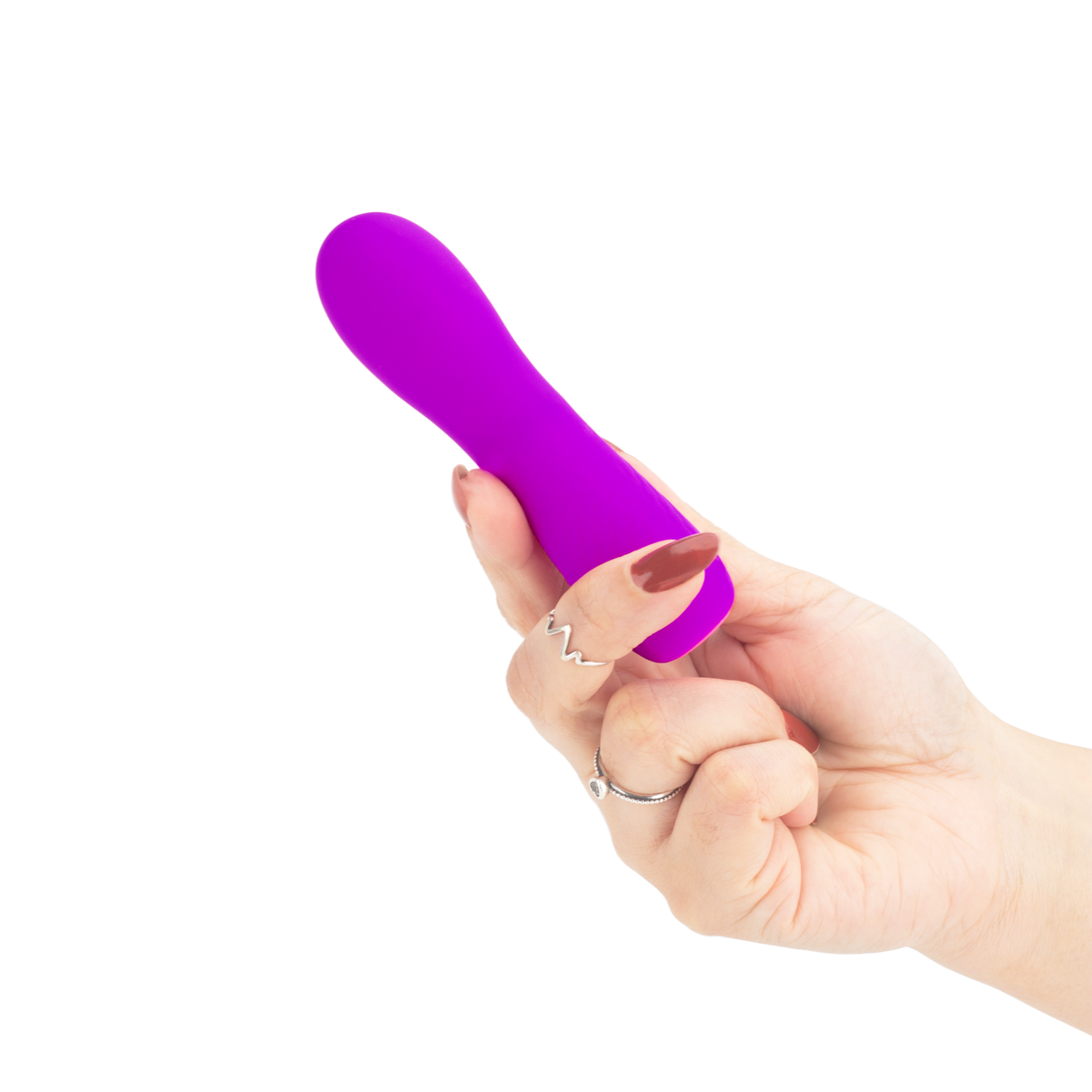 Vibrador Estimulador de Ponto G e Clitóris com 12 Modos de Vibração, Função Memória e Recarregável - Pretty Love Beau | 8 x 3 cm - 5