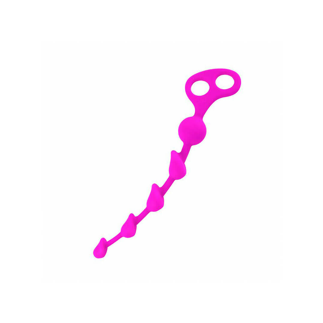 Plug Anal com Nódulos em Tamanho Gradual - Pretty Love Beeds - 1