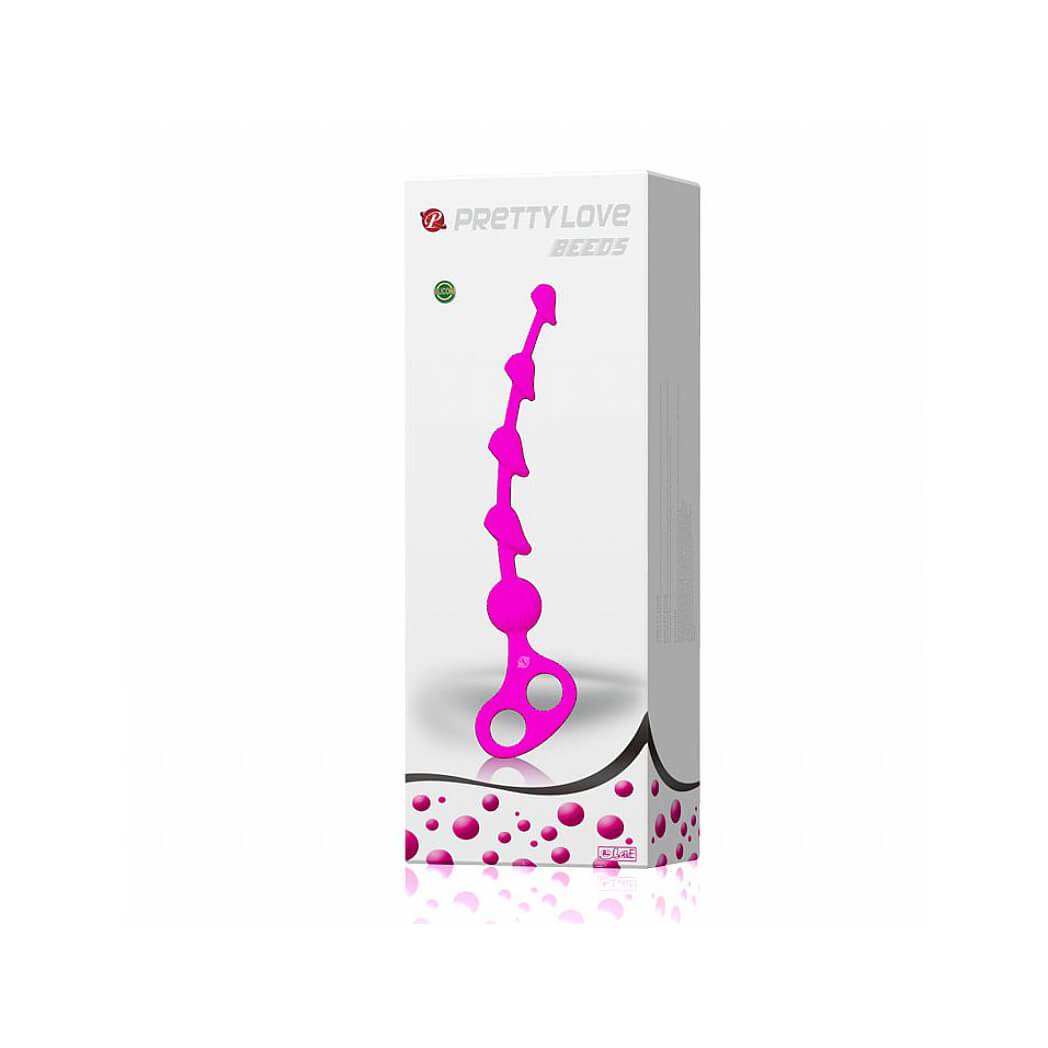 Plug Anal com Nódulos em Tamanho Gradual - Pretty Love Beeds - 2