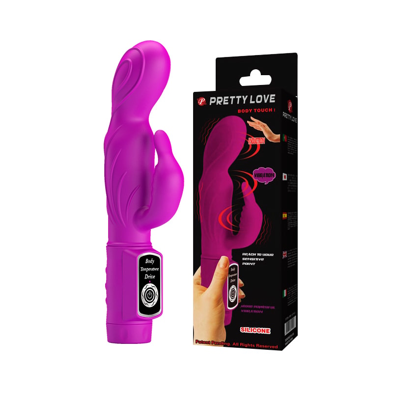Vibrador Estimulador de Ponto G e Clítoris com Vibração Multivelocidade Sensorial - Pretty Love Body Touch I | 11,9 x 3,7 cm - 2