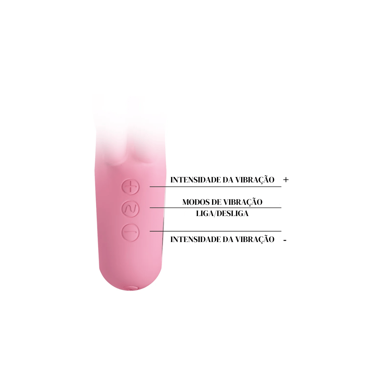 Vibrador Estimulador de Ponto G e Clítoris em Silicone com 7 Modos de Vibração e Recarregável - Pretty Love Chris | 9 x 3,8 cm | Disponível em 2 Cores - 5